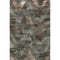 8' X 10' Brown Salmon And Gray Abstract Washable Area Rug With UV Protection