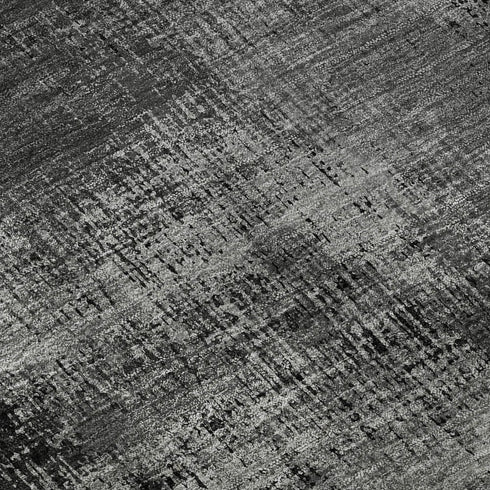 5' X 8' Gray And Silver Abstract Washable Area Rug With UV Protection
