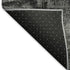 9' X 12' Gray And Silver Abstract Washable Area Rug With UV Protection