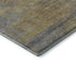 5' X 8' Brown Gold And Taupe Abstract Washable Area Rug With UV Protection