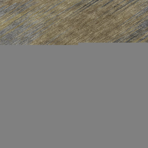 8' X 10' Brown Gold And Taupe Abstract Washable Area Rug With UV Protection