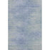 5' X 8' Denim Blue And Ivory Abstract Washable Area Rug With UV Protection