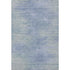 5' X 8' Denim Blue And Ivory Abstract Washable Area Rug With UV Protection