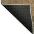 8' Terra Cotta Gray And Beige Abstract Washable Round Rug With UV Protection