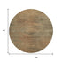 8' Terra Cotta Gray And Beige Abstract Washable Round Rug With UV Protection