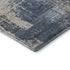 8' X 10' Navy Blue Beige And Taupe Abstract Washable Area Rug With UV Protection