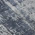 5' X 8' Navy Blue And Ivory Abstract Washable Area Rug With UV Protection