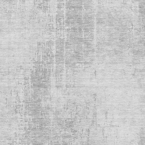 9' X 12' Silver And Gray Abstract Washable Area Rug With UV Protection