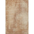 8' X 10' Terra Cotta And Copper Abstract Washable Area Rug With UV Protection