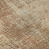 8' X 10' Terra Cotta And Copper Abstract Washable Area Rug With UV Protection