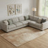 8' X 10' Terra Cotta And Copper Abstract Washable Area Rug With UV Protection