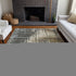 9' X 12' Beige Gray And Brown Abstract Washable Area Rug With UV Protection