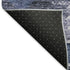 5' X 8' Blue And Ivory Southwestern Washable Area Rug With UV Protection