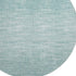 8' Aqua And Teal Abstract Washable Round Rug With UV Protection