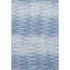 5' X 8' Blue And Ivory Abstract Washable Area Rug With UV Protection
