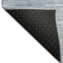 5' X 8' Denim Blue And Ivory Abstract Washable Area Rug With UV Protection