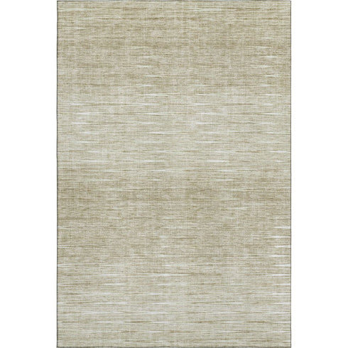 8' X 10' Khaki And Beige Abstract Washable Area Rug With UV Protection