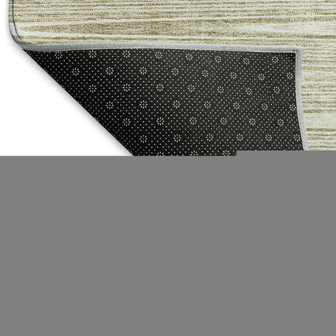 8' X 10' Khaki And Beige Abstract Washable Area Rug With UV Protection