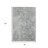8' X 10' Plum And Purple Floral Washable Area Rug With UV Protection