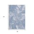 8' X 10' Blue And Ivory Abstract Washable Area Rug With UV Protection