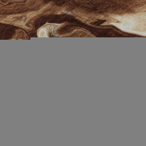 9' X 12' Rust Ivory And Beige Abstract Washable Area Rug With UV Protection