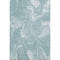 8' X 10' Teal And Ivory Abstract Washable Area Rug With UV Protection