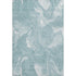 8' X 10' Teal And Ivory Abstract Washable Area Rug With UV Protection