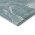 8' X 10' Teal And Ivory Abstract Washable Area Rug With UV Protection