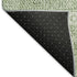 8' Artichoke Green And Ivory Southwestern Washable Round Rug With UV Protection