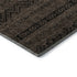 5' X 8' Chocolate And Gray Southwestern Washable Area Rug With UV Protection