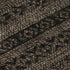 5' X 8' Chocolate And Gray Southwestern Washable Area Rug With UV Protection