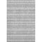 5' X 8' Gray And Silver Southwestern Washable Area Rug With UV Protection