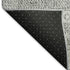 5' X 8' Gray And Silver Southwestern Washable Area Rug With UV Protection