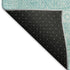 5' X 8' Teal And Ivory Southwestern Washable Area Rug With UV Protection