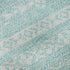 5' X 8' Teal And Ivory Southwestern Washable Area Rug With UV Protection