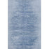 5' X 8' Blue And Ivory Abstract Washable Area Rug With UV Protection