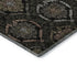 5' X 8' Black Brown And Gray Medallion Washable Area Rug With UV Protection