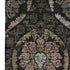 5' X 8' Black Brown And Gray Medallion Washable Area Rug With UV Protection