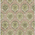 9' X 12' Olive Green And Copper Medallion Washable Area Rug With UV Protection