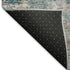 8' X 10' Teal Beige And Copper Abstract Washable Area Rug With UV Protection
