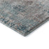 8' X 10' Teal Beige And Copper Abstract Washable Area Rug With UV Protection