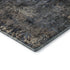 8' X 10' Charcoal Blue And Beige Abstract Washable Area Rug With UV Protection