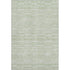 9' X 12' Sage And Ivory Striped Washable Area Rug With UV Protection
