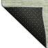 9' X 12' Sage And Ivory Striped Washable Area Rug With UV Protection
