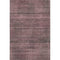 5' X 8' Merlot And Gray Striped Washable Area Rug With UV Protection