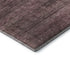 5' X 8' Merlot And Gray Striped Washable Area Rug With UV Protection
