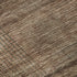 8' Rust And Gray Striped Washable Round Rug With UV Protection