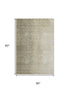 5' X 8' Brown And Beige Ombre Washable Area Rug With UV Protection