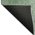 5' X 8' Green And Ivory Ombre Washable Area Rug With UV Protection