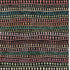 5' X 8' Black Green And Red Striped Washable Area Rug With UV Protection
